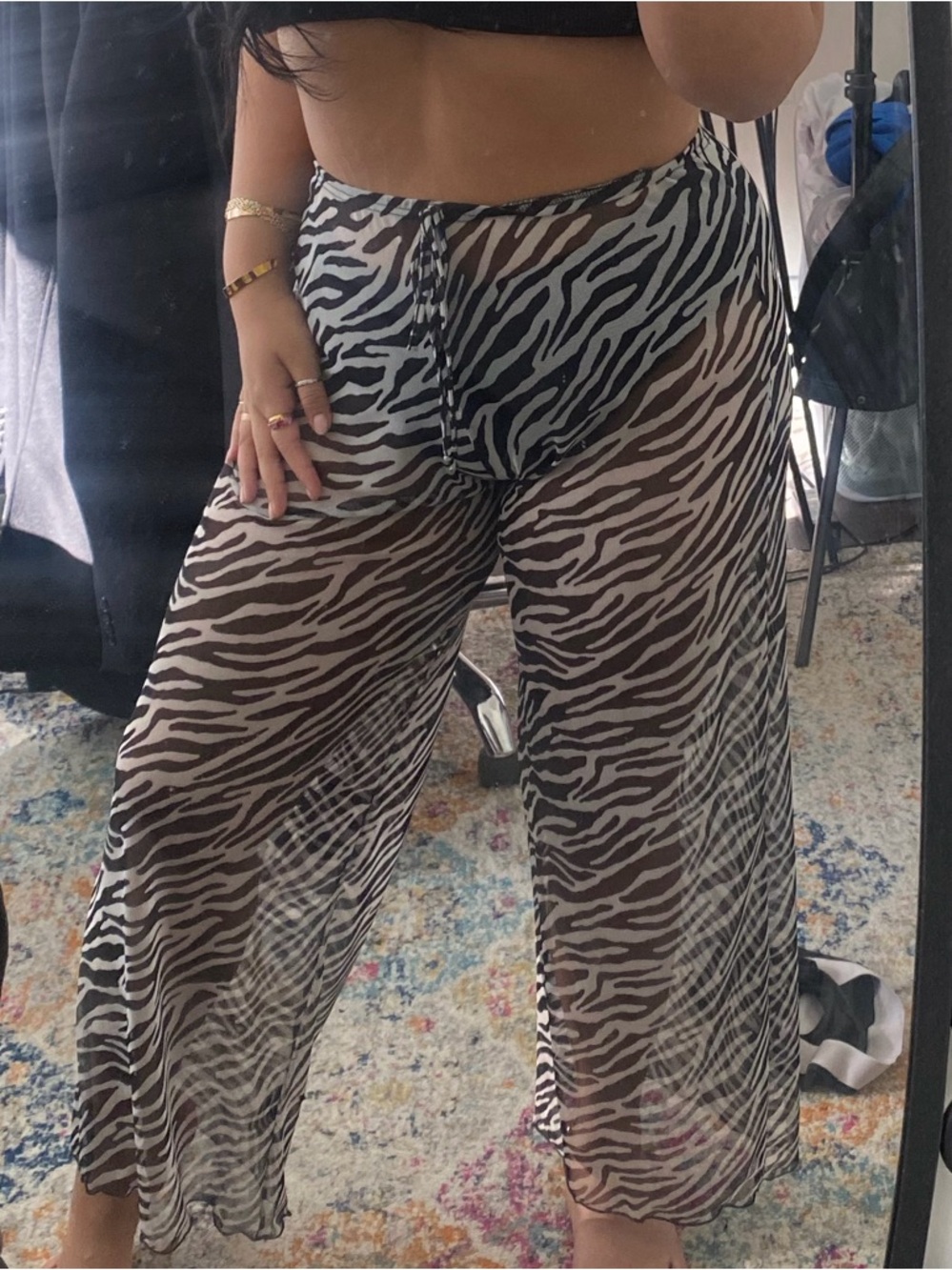 Zebra Print Pants